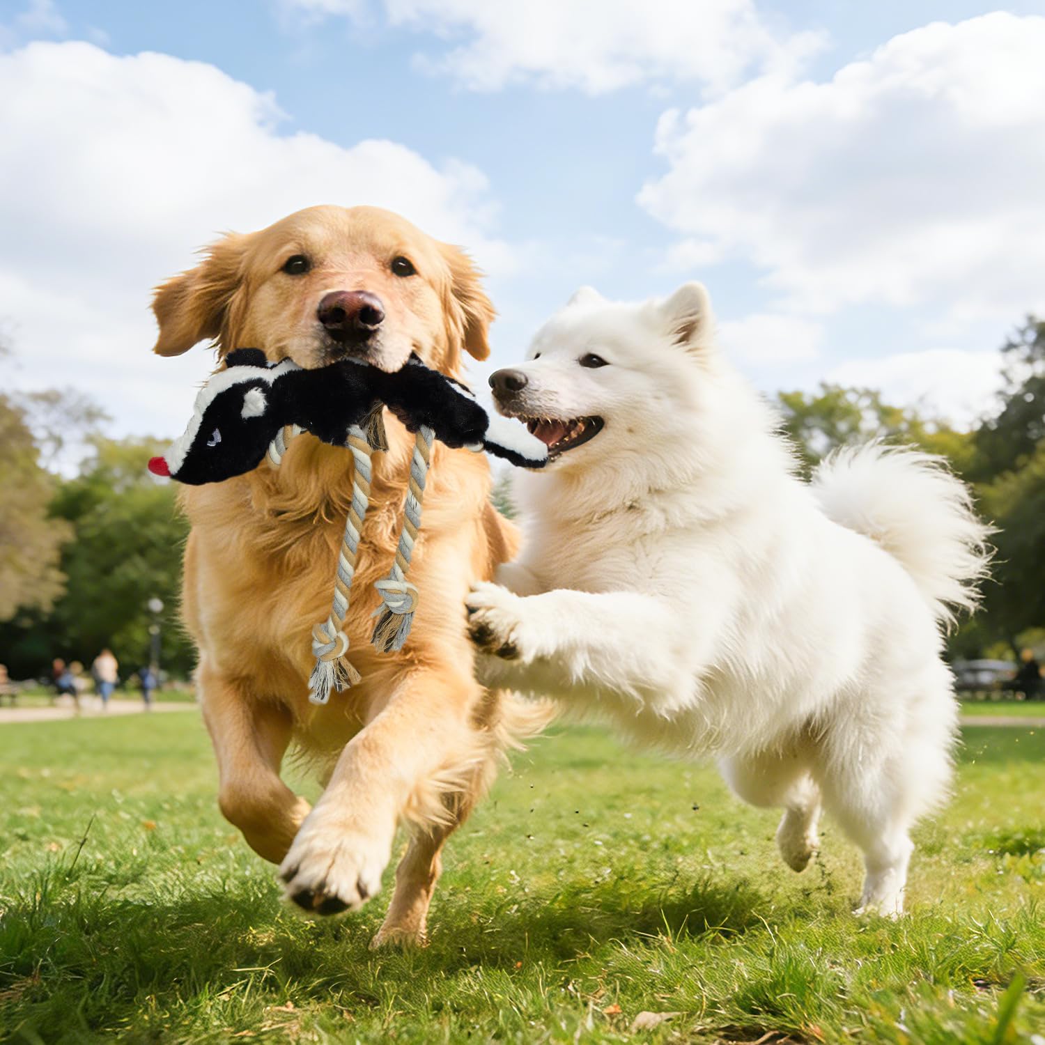 MAOOOOB squirrel shape dog toy for bonding and fun
