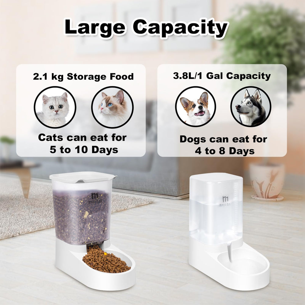 Marchul automatic water dispenser bowl provides spill-free hydration
