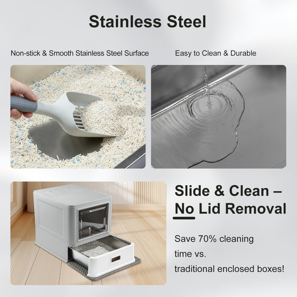 Marchul drawer-access design enables quick cleaning and easier maintenance.
