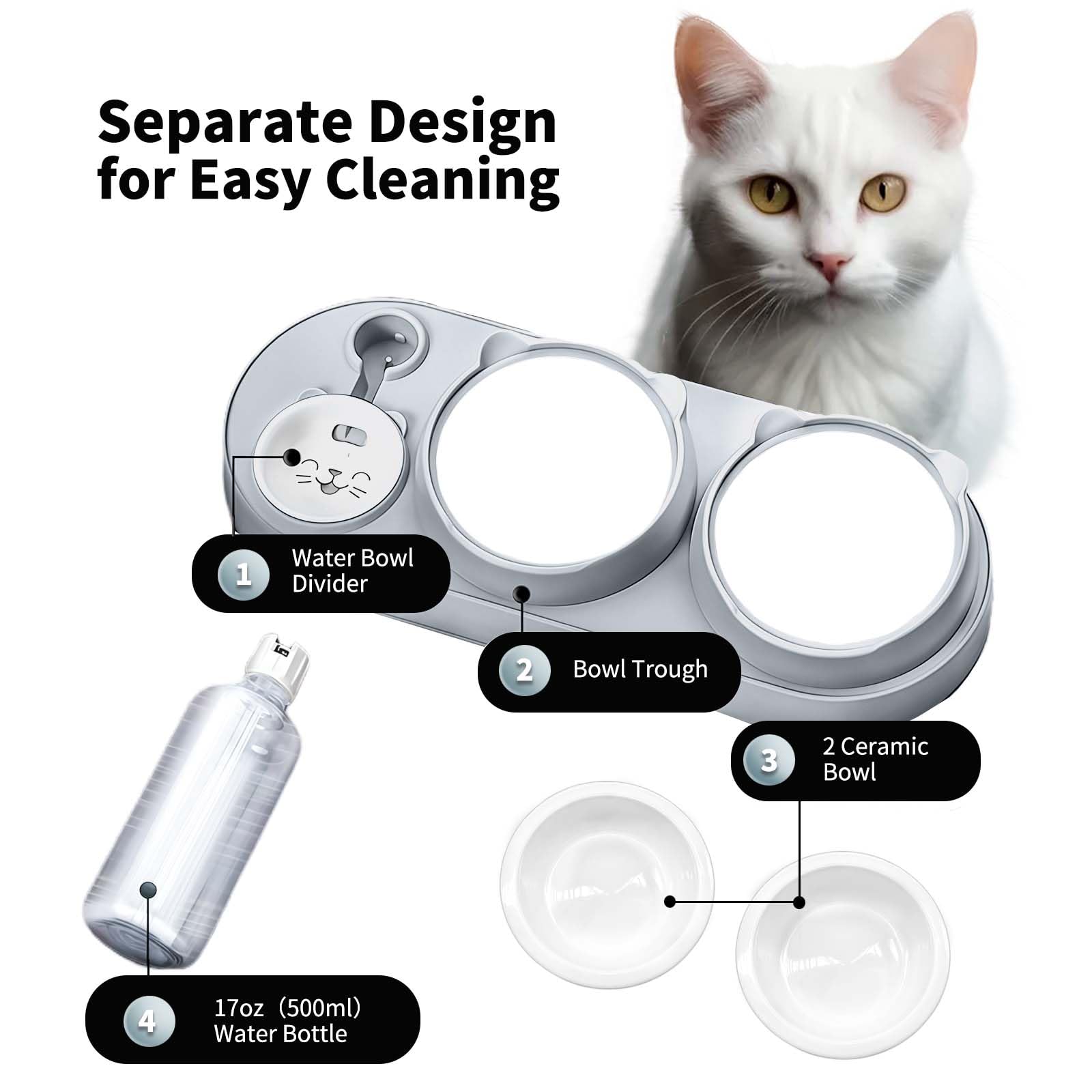 Marchul durable ceramic bowl is dishwasher-safe and easy to clean.