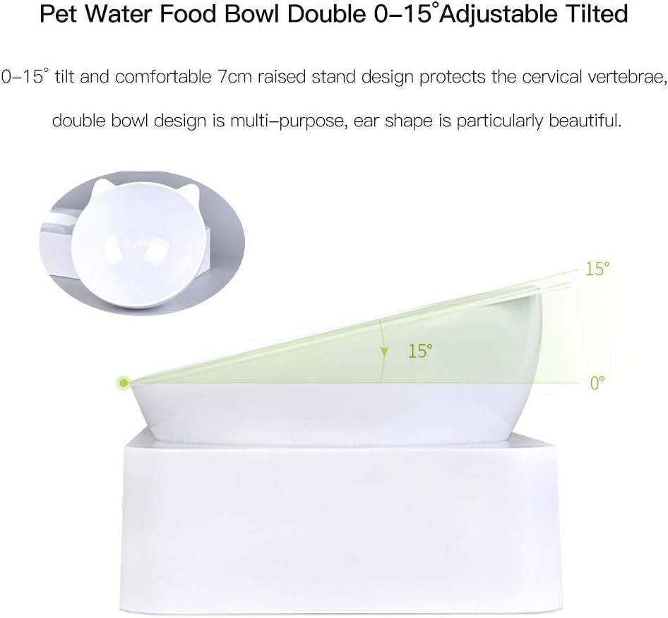 Marchul feeding mat under bowls catches spills and protects floors.