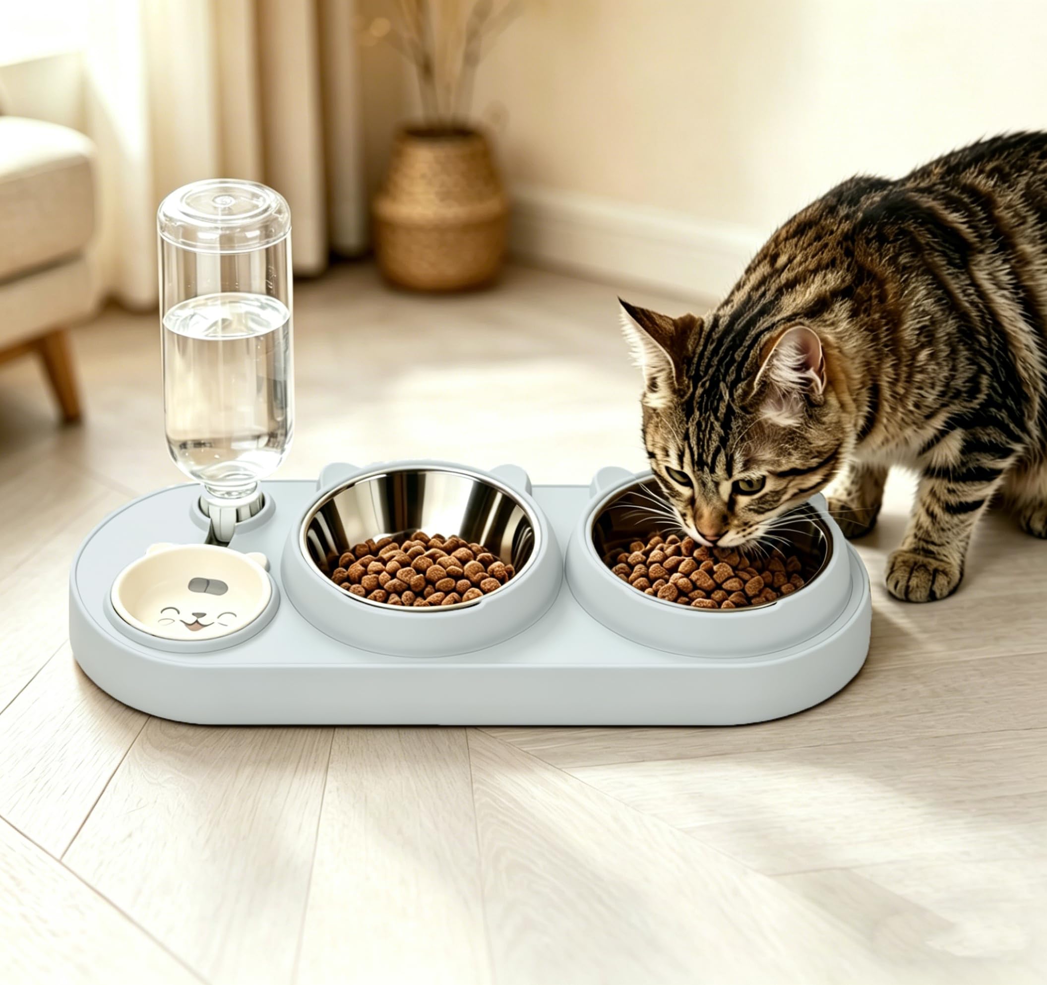 Marchul non-slip base prevents spills while pets eat and drink.