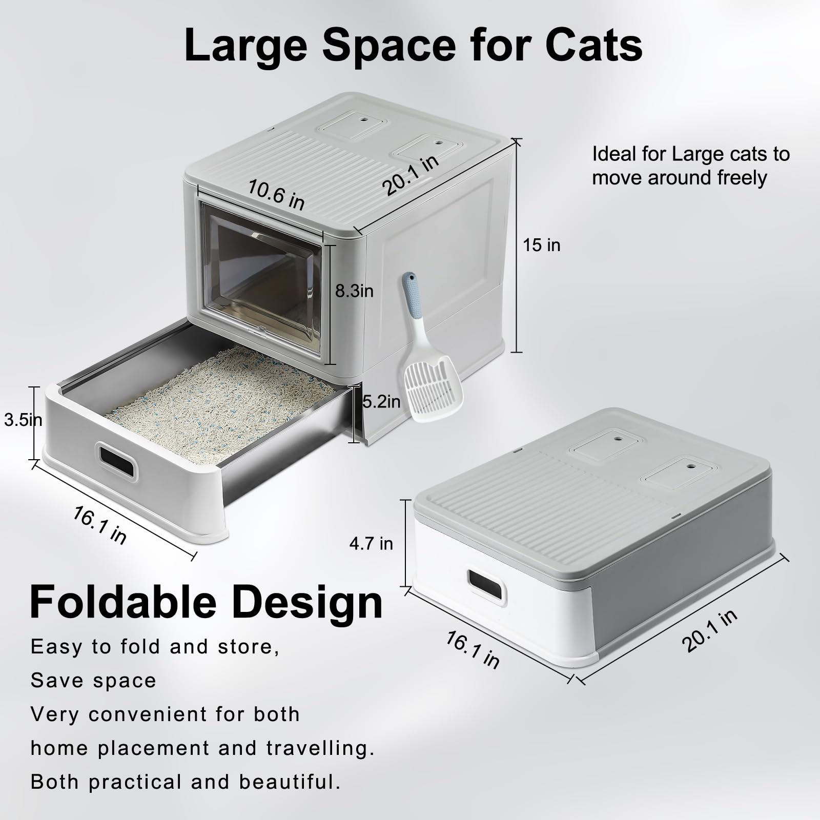 Marchul dual-air vent traps odors for a fresher living space.