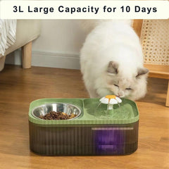 Marchul 3L water tank emphasizes ample hydration for pets.