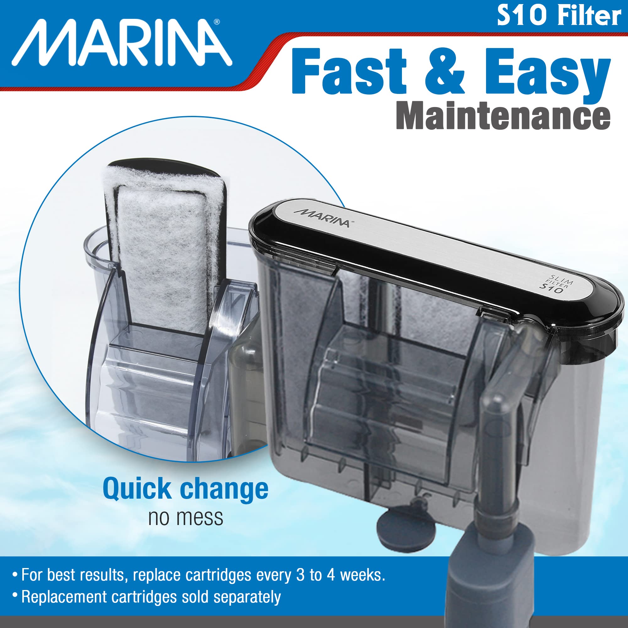 Marina S10 adjustable flow knob for customized current