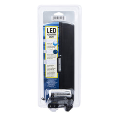 Marineland LED Aquarium Light featuring blue night mode for evening viewing.