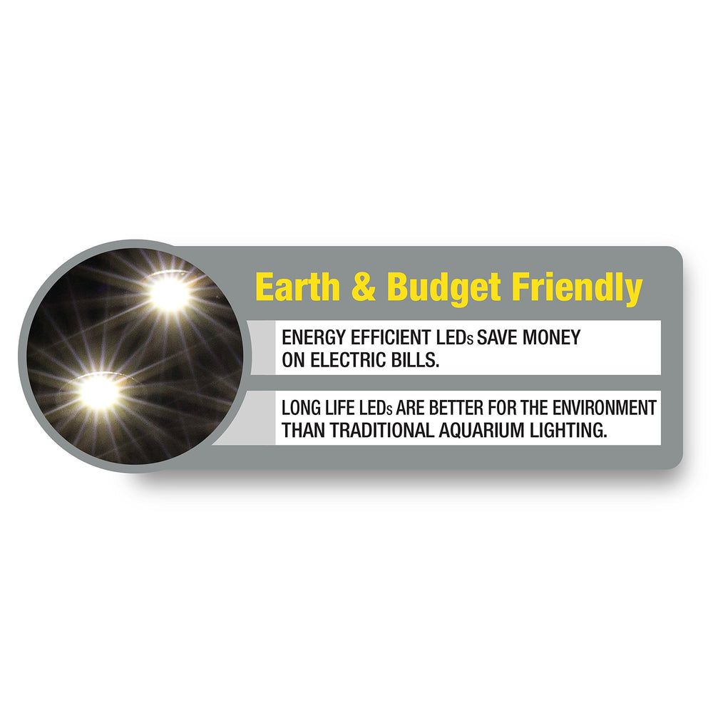 Marineland LED Aquarium Light fit for tanks up to 30 inches.