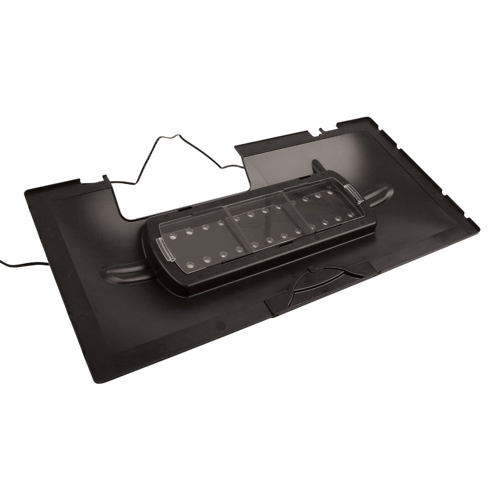 MarineLand LED light hood in twenty-by-ten inches fits select tanks.