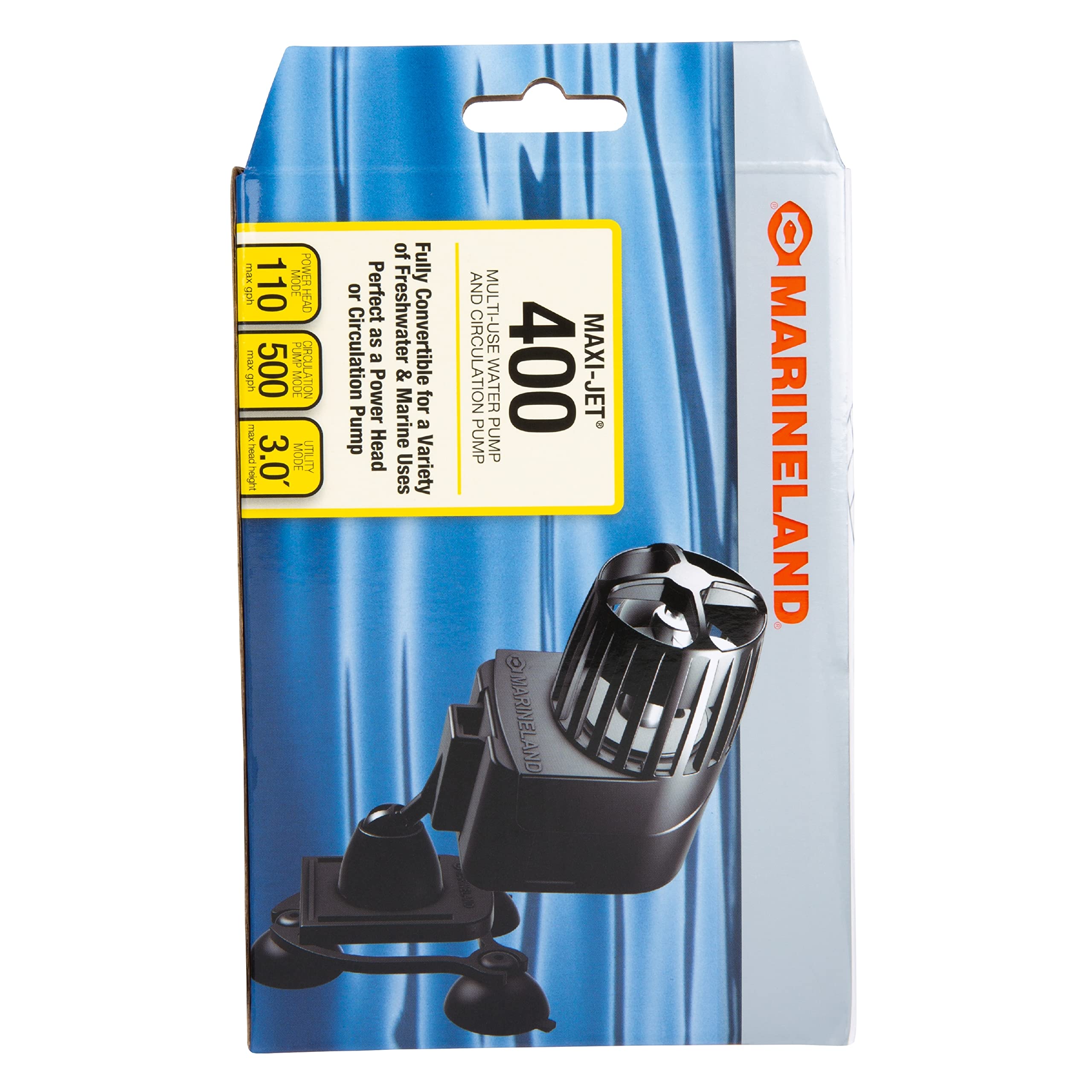 Marineland Maxi-Jet 600 undergravel filtration compatible pump with versatile flow
