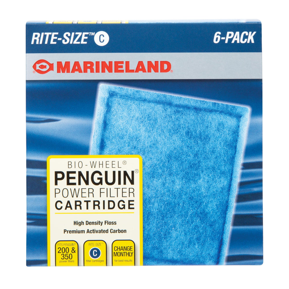 Marineland Penguin Bio-Wheel cartridge for Rite-Size C, quick maintenance.