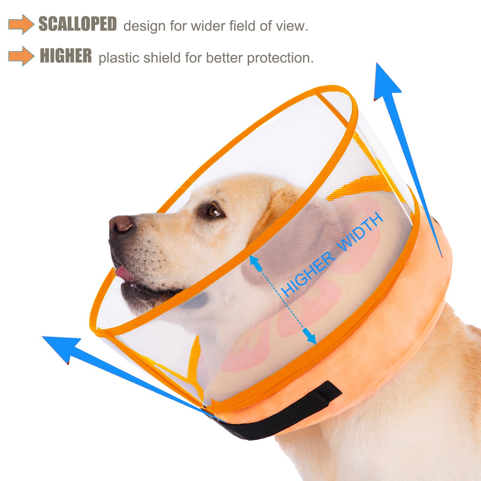 Mariyago soft donut dog collar prioritizes comfort for pets during wear.