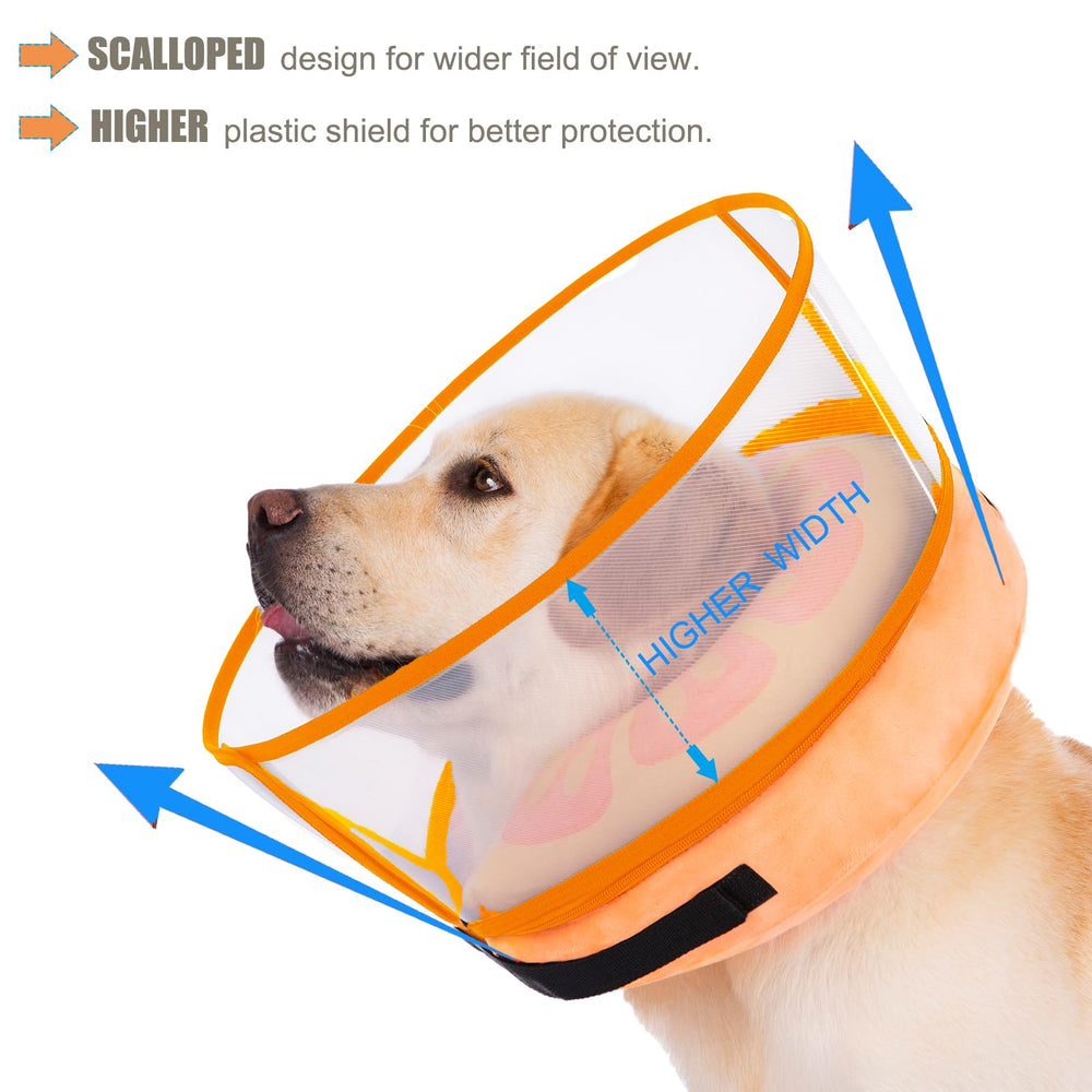 Mariyago soft donut dog collar prioritizes comfort for pets during wear.