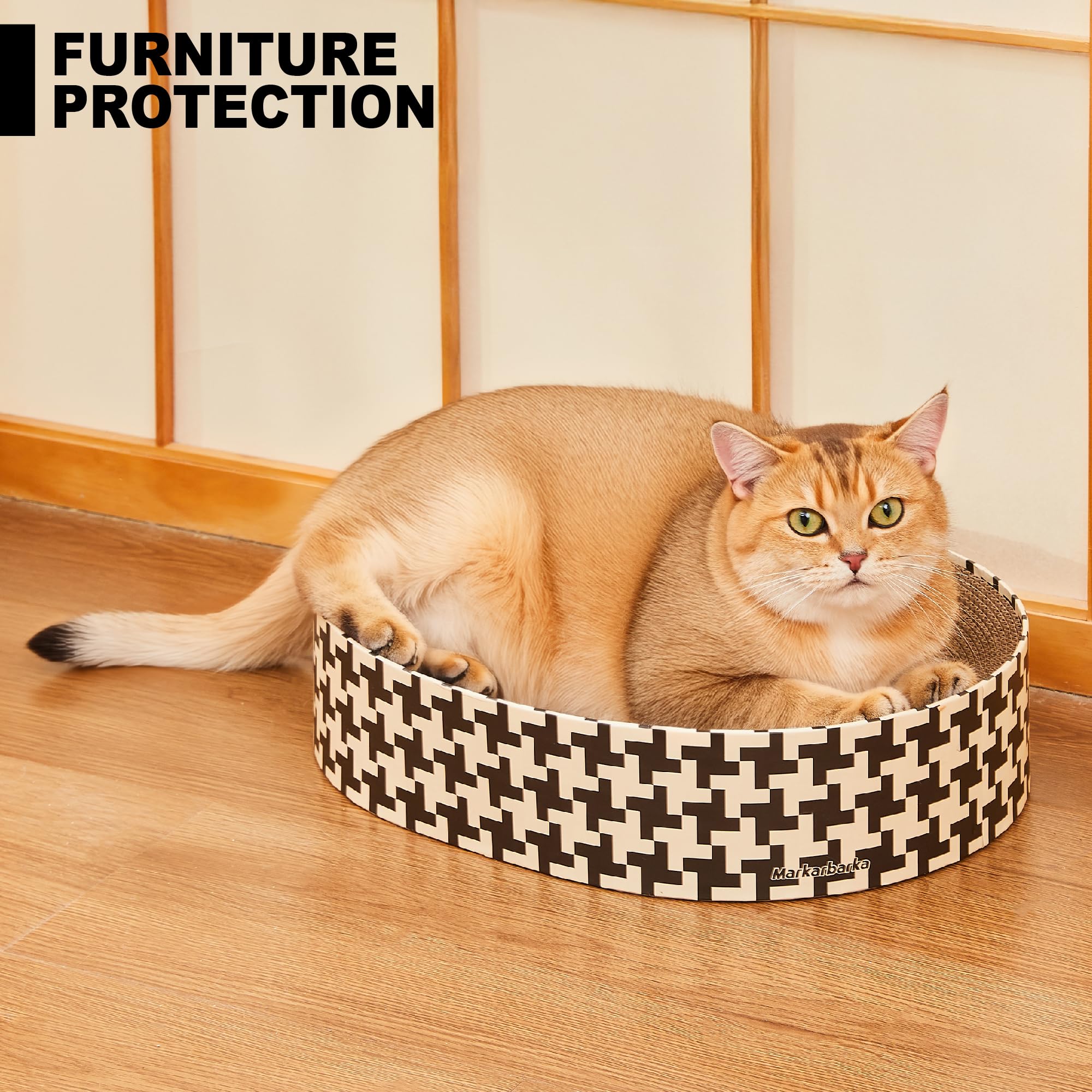 Markarbarka durable base and cardboard structure supports long-lasting use