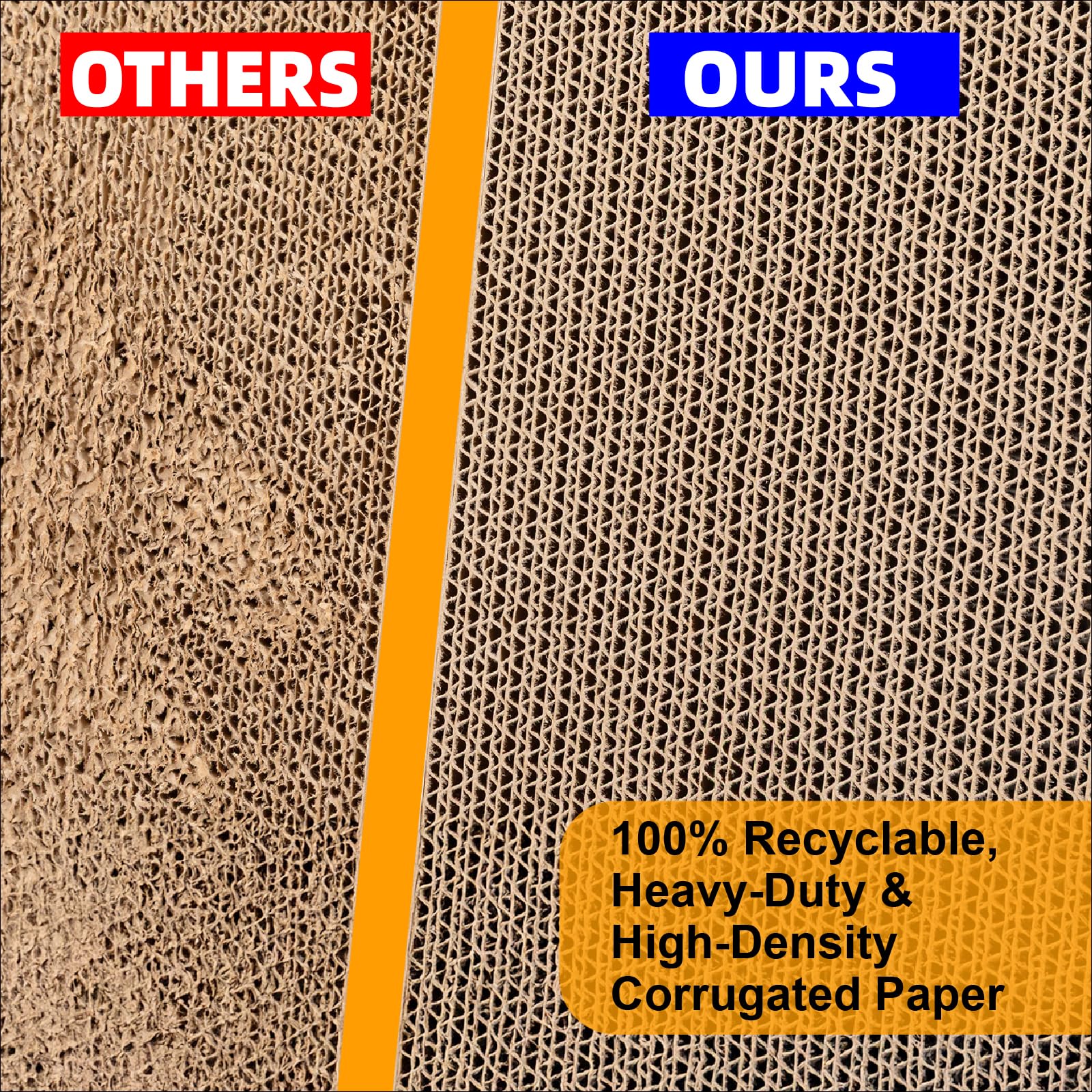 Markarbarka high-density cardboard panel offers premium durability.