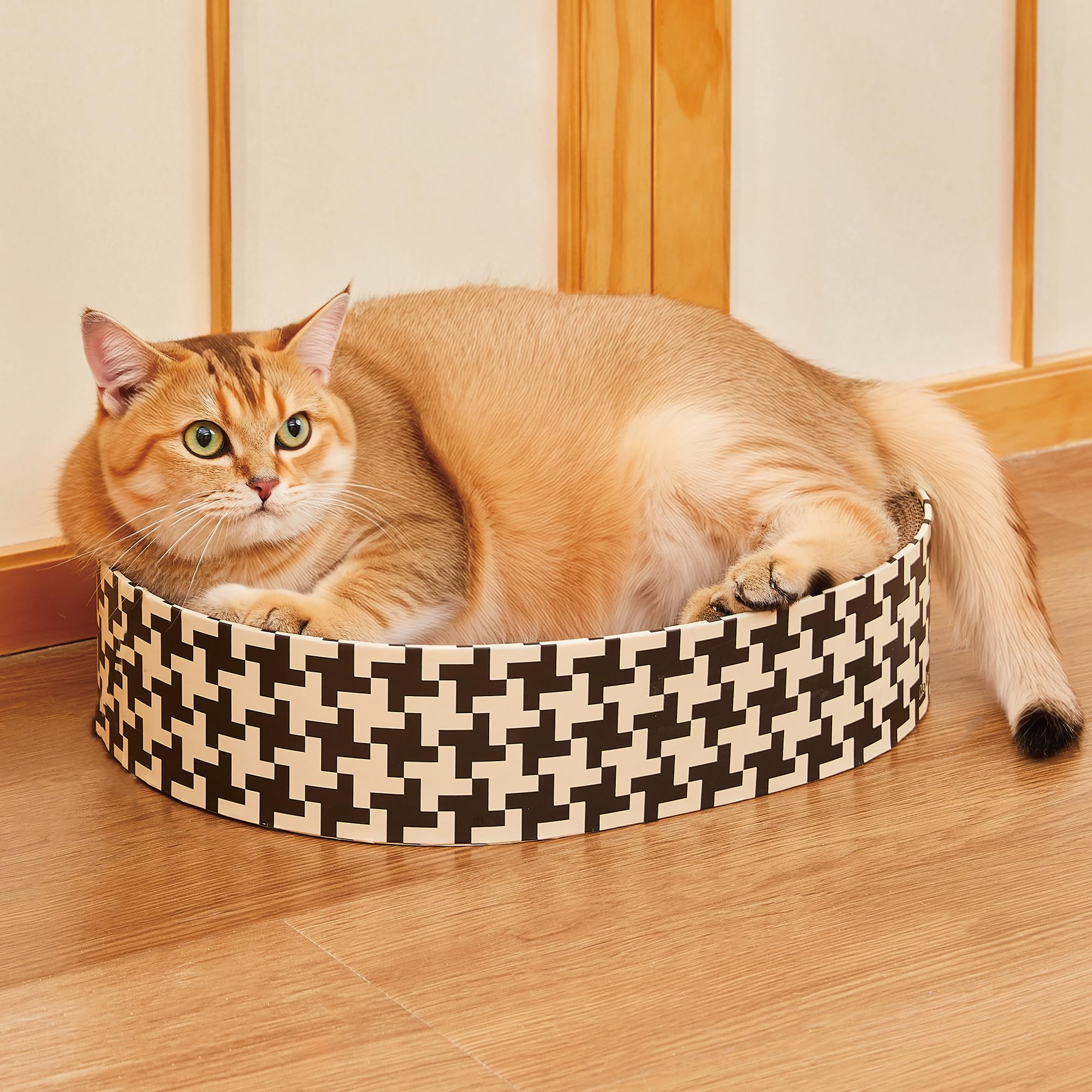 Markarbarka indoor cat lounge furniture doubles as scratcher and cozy bed
