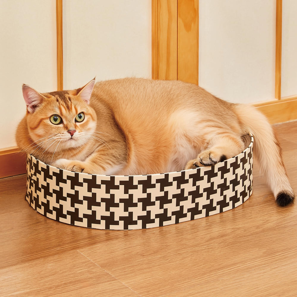 Markarbarka indoor cat lounge furniture doubles as scratcher and cozy bed