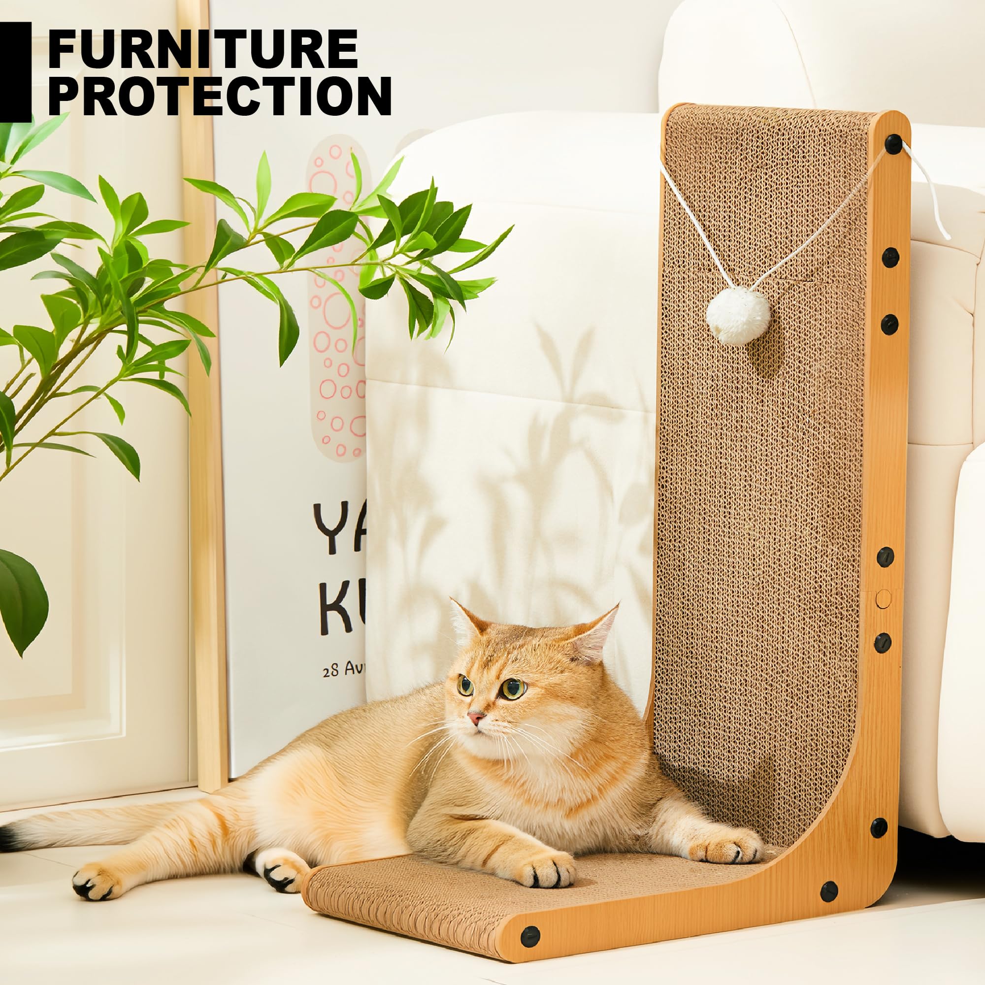 Markarbarka reversible scratcher doubles lifespan with quick flip