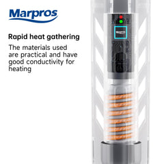 Marpros 50W heater with work indicator light confirms heating status