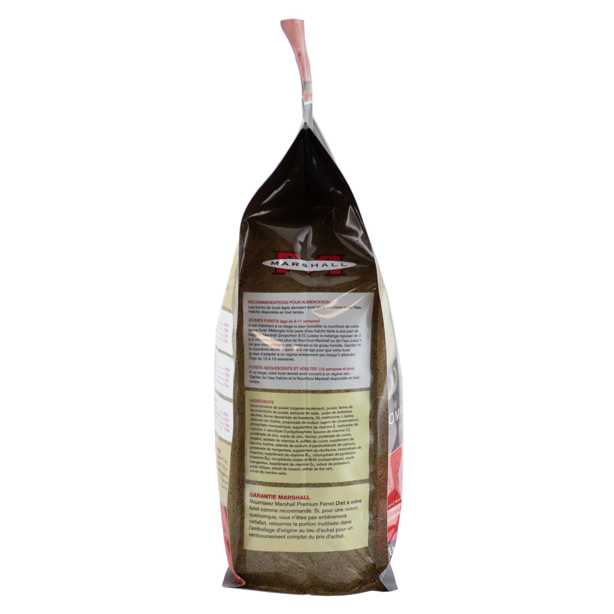 Digestive health focus supports consistent stools in ferrets.