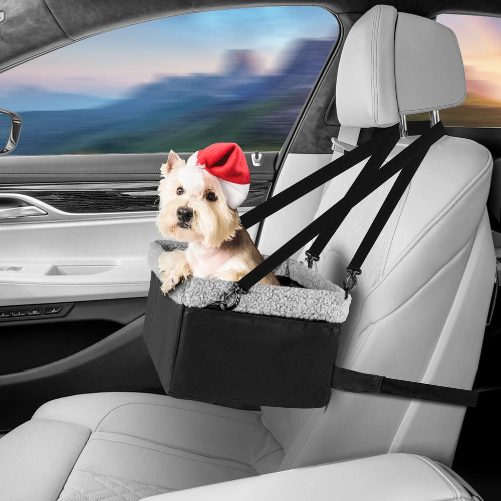 MARSLABO car seat with adjustable straps fits various vehicles securely.