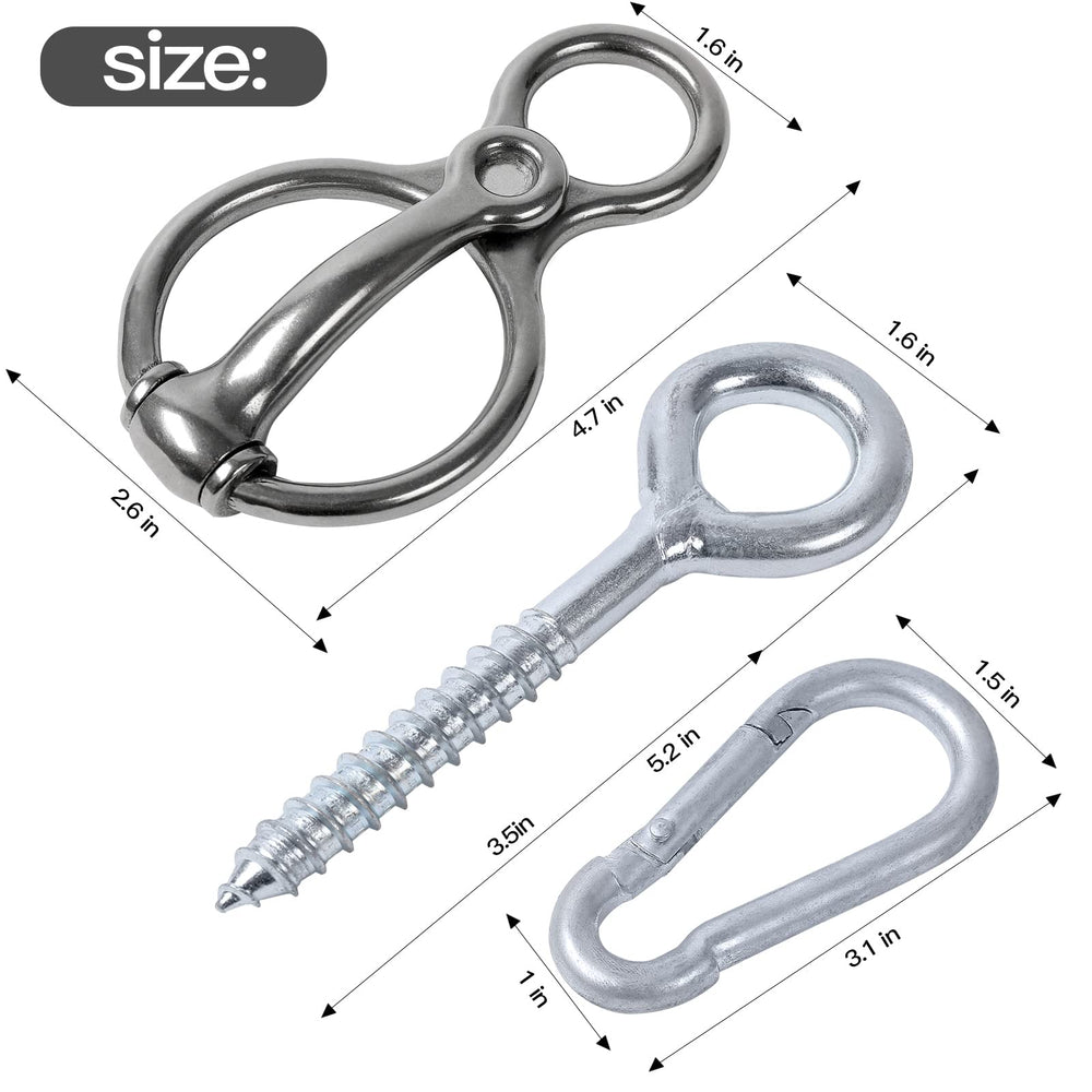 Martx Blocker tie ring on a picket line for outdoor use