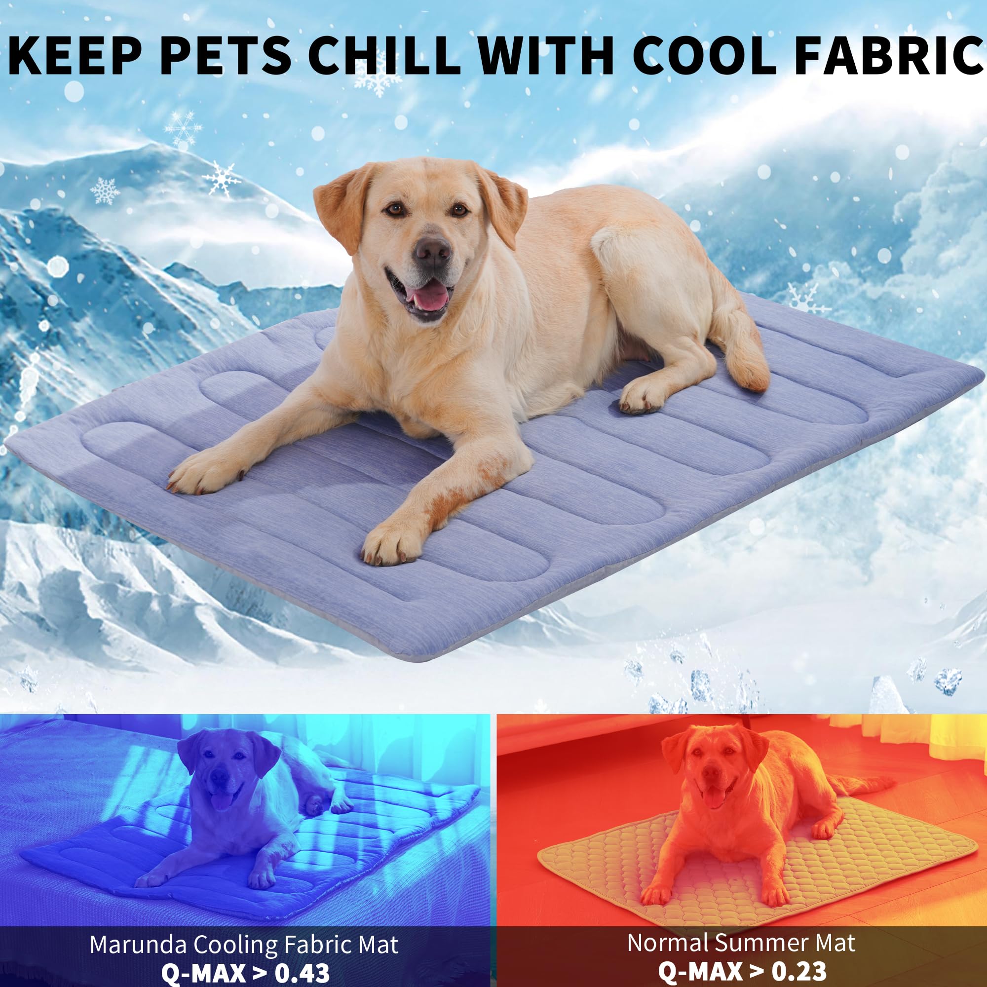 MARUNDA thick-core mat with high-density cotton for support.