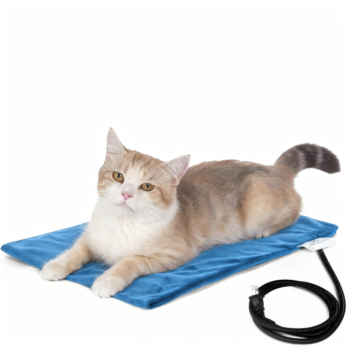 MARUNDA Pet Heating Pad blue 12x16 delivers warm comfort for pets.
