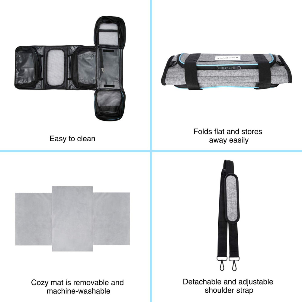 MASKEYON reflective tapes boost visibility during night travel.