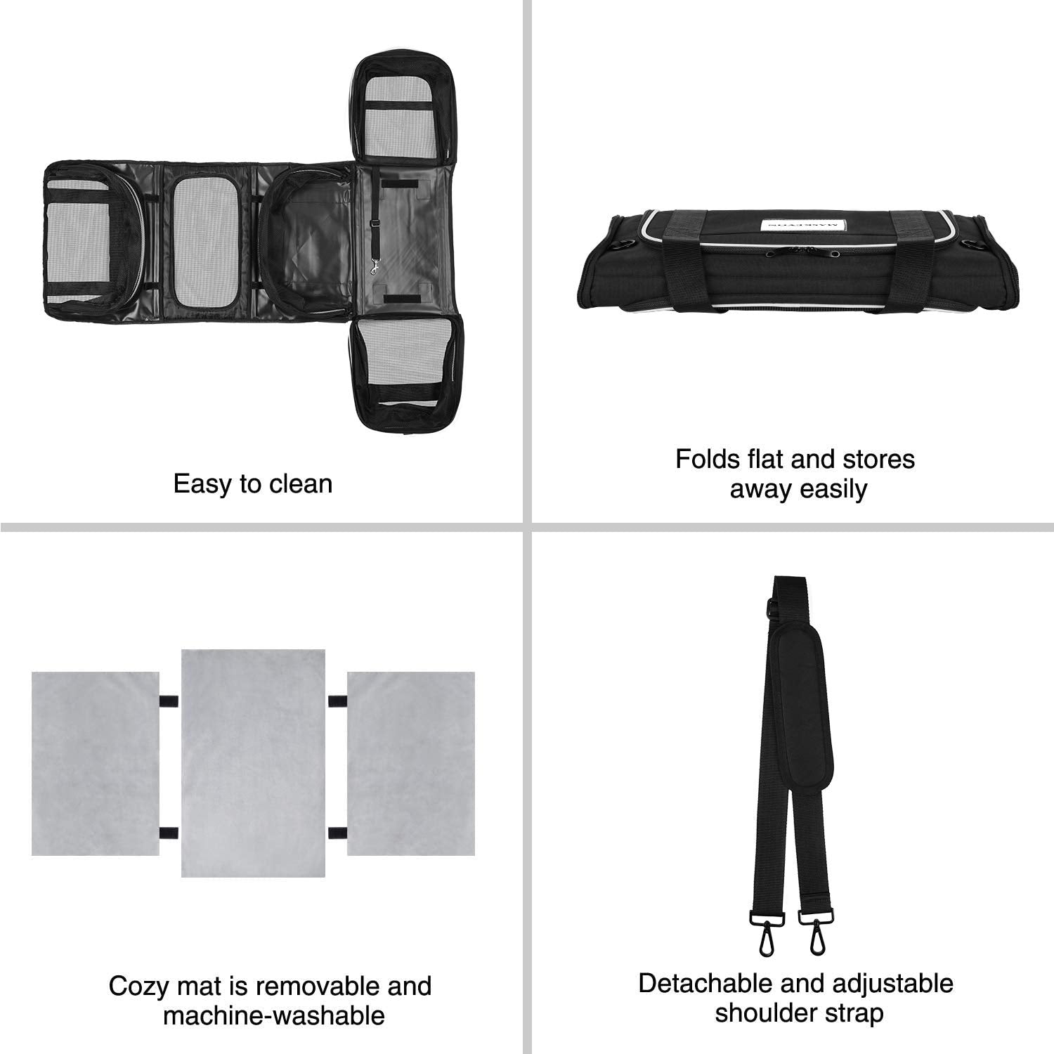 Maskeyon carrier padded shoulder strap for comfortable travel