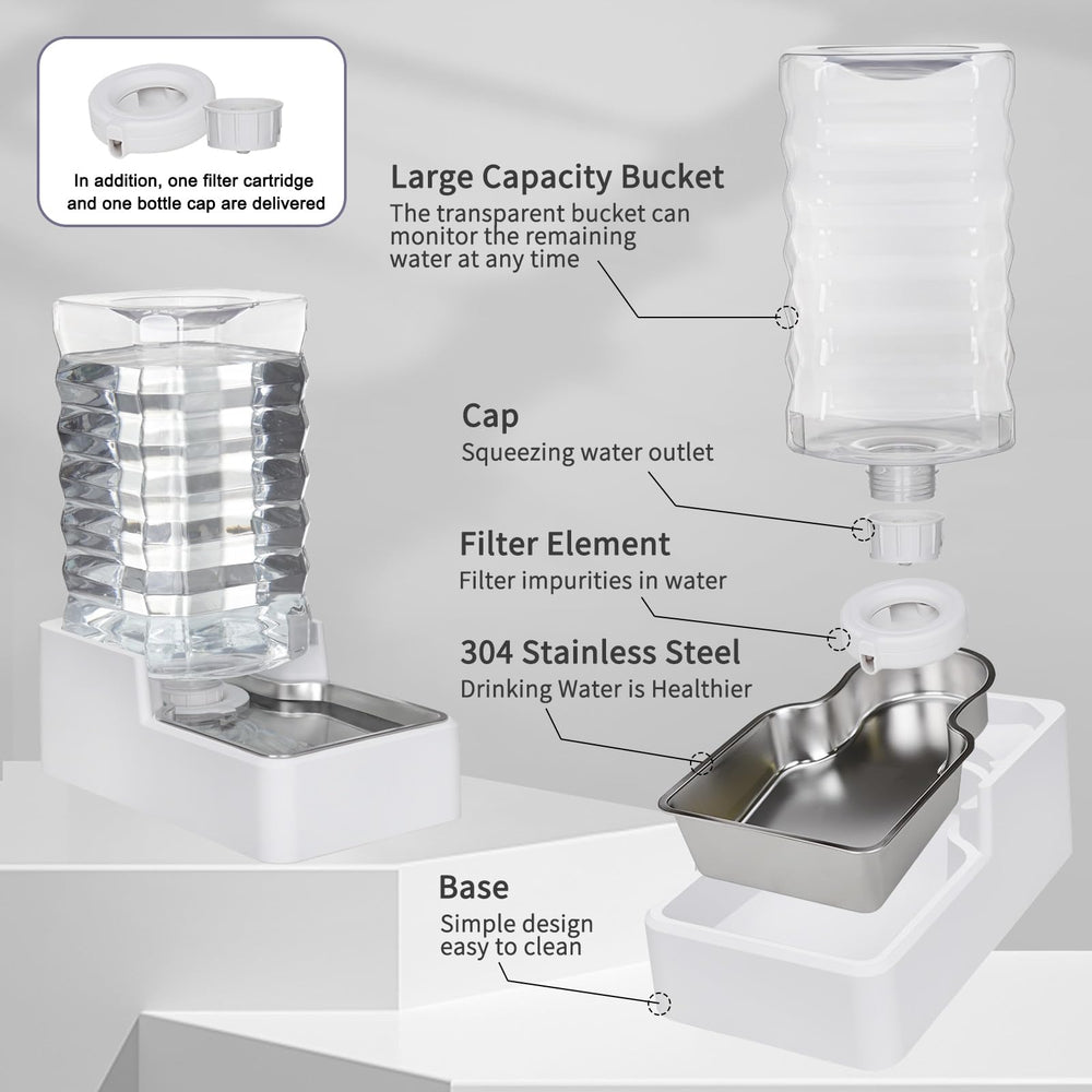 MASOCAT gravity-fed system showing easy water level monitoring