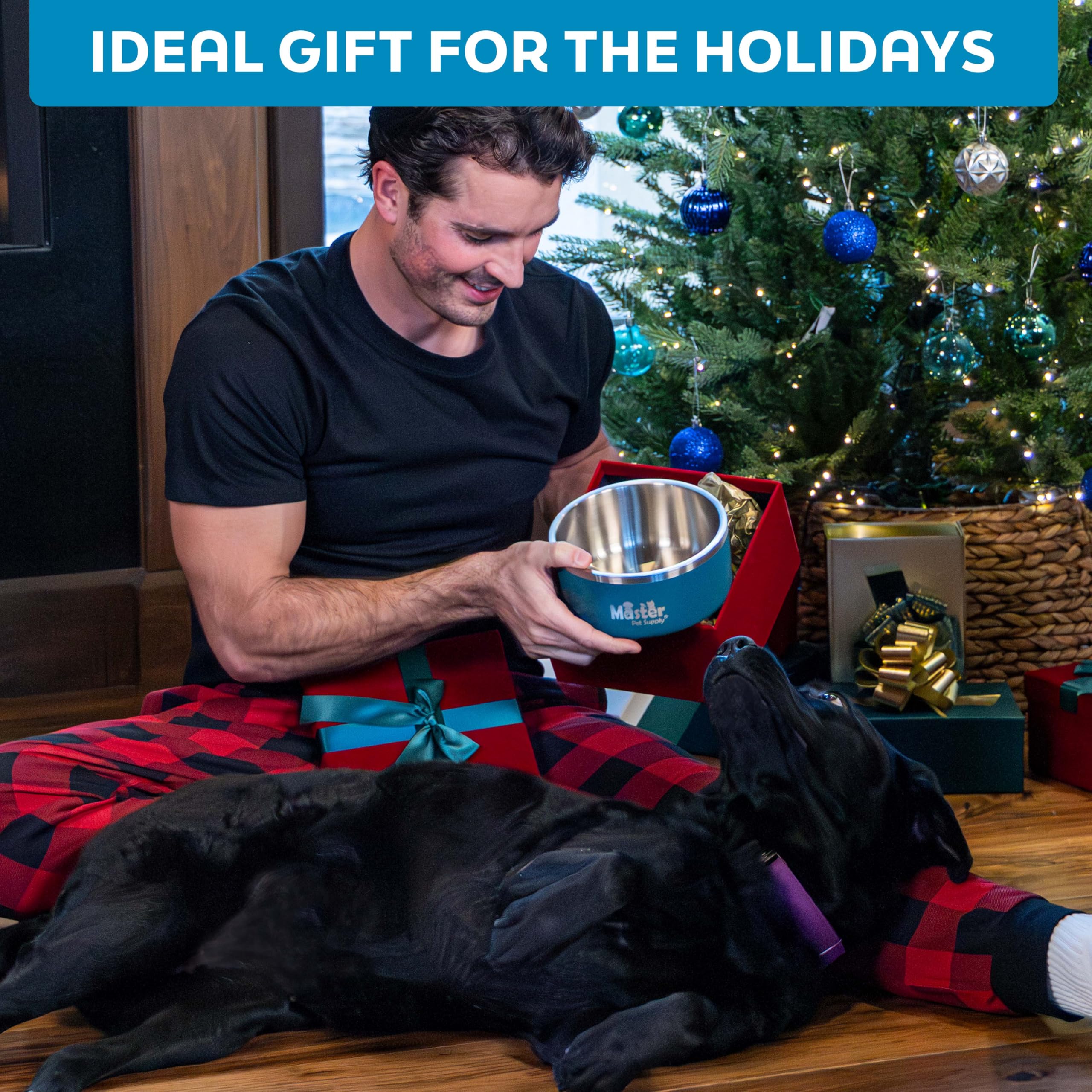 Master Pet Supply durable pet dish suitable for dogs and cats during meals.