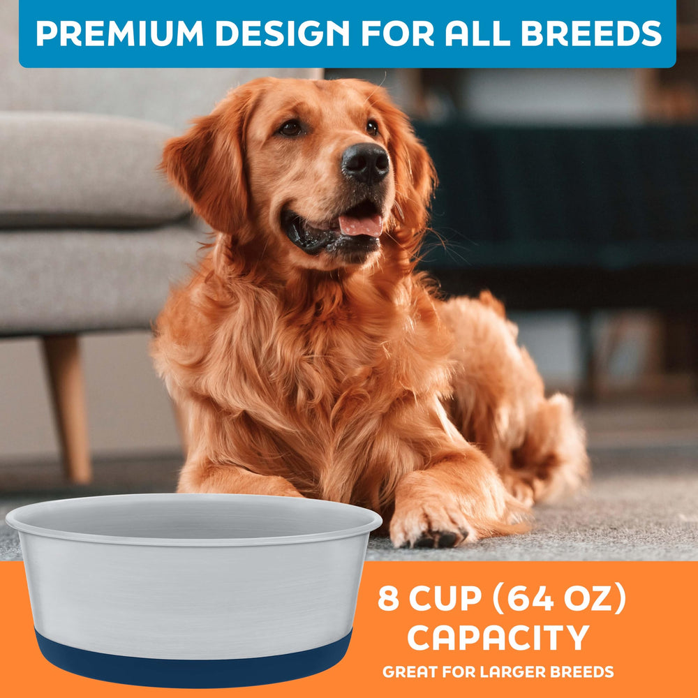 Master Pet Supply indoor-outdoor use bowls for versatile feeding.