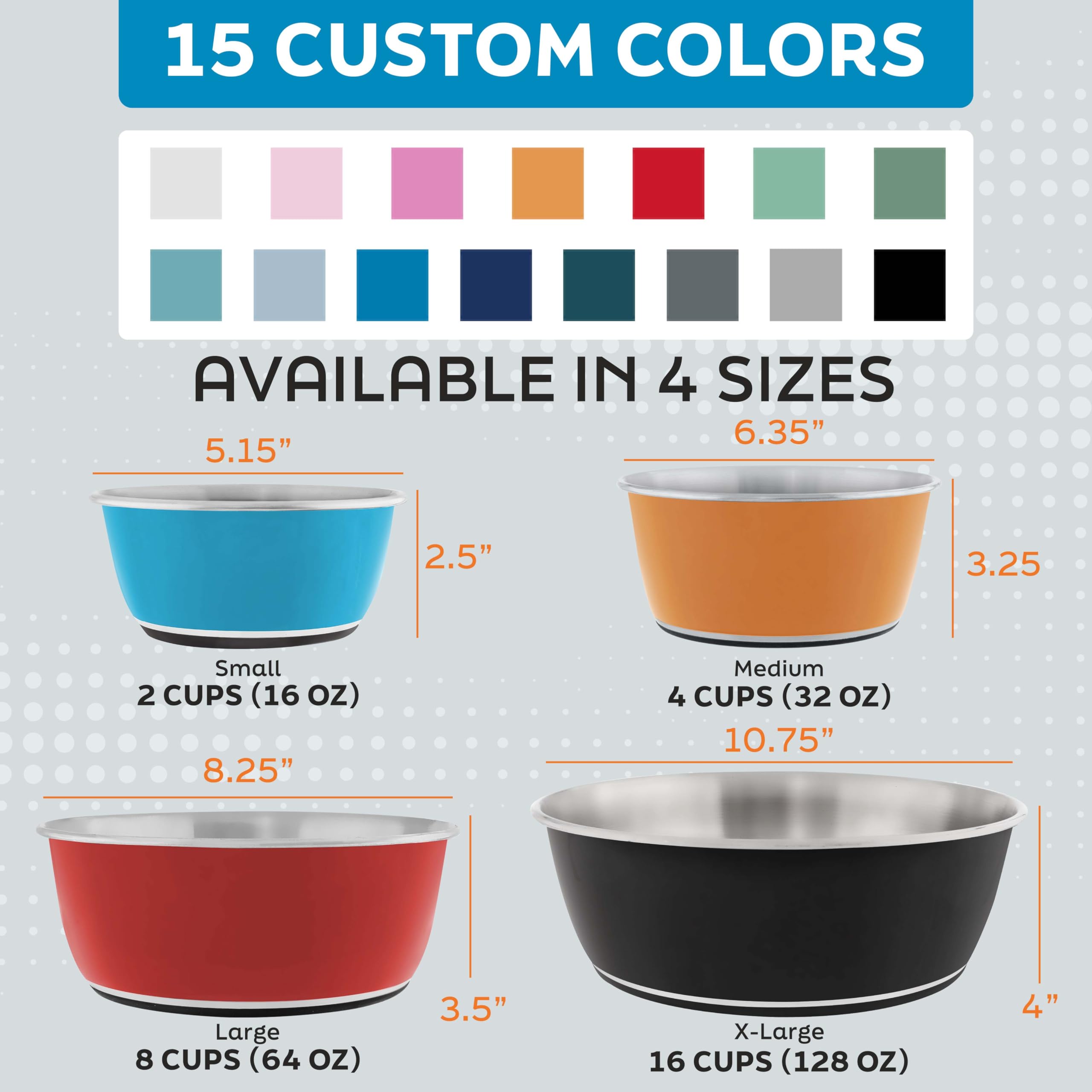 Indoor-outdoor ready bowls from Master Pet Supply for versatile feeding