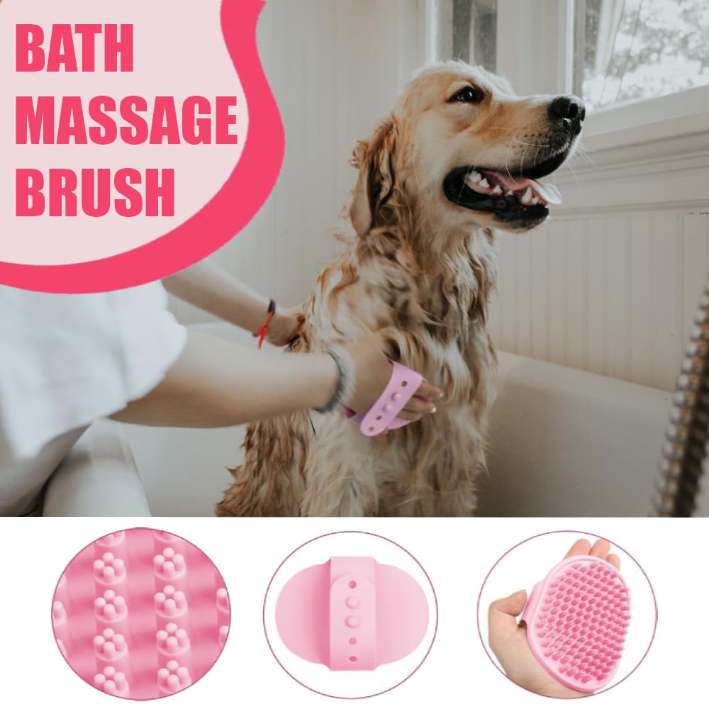 MASTER QUEEN detangling brush reduces knots during bath time.