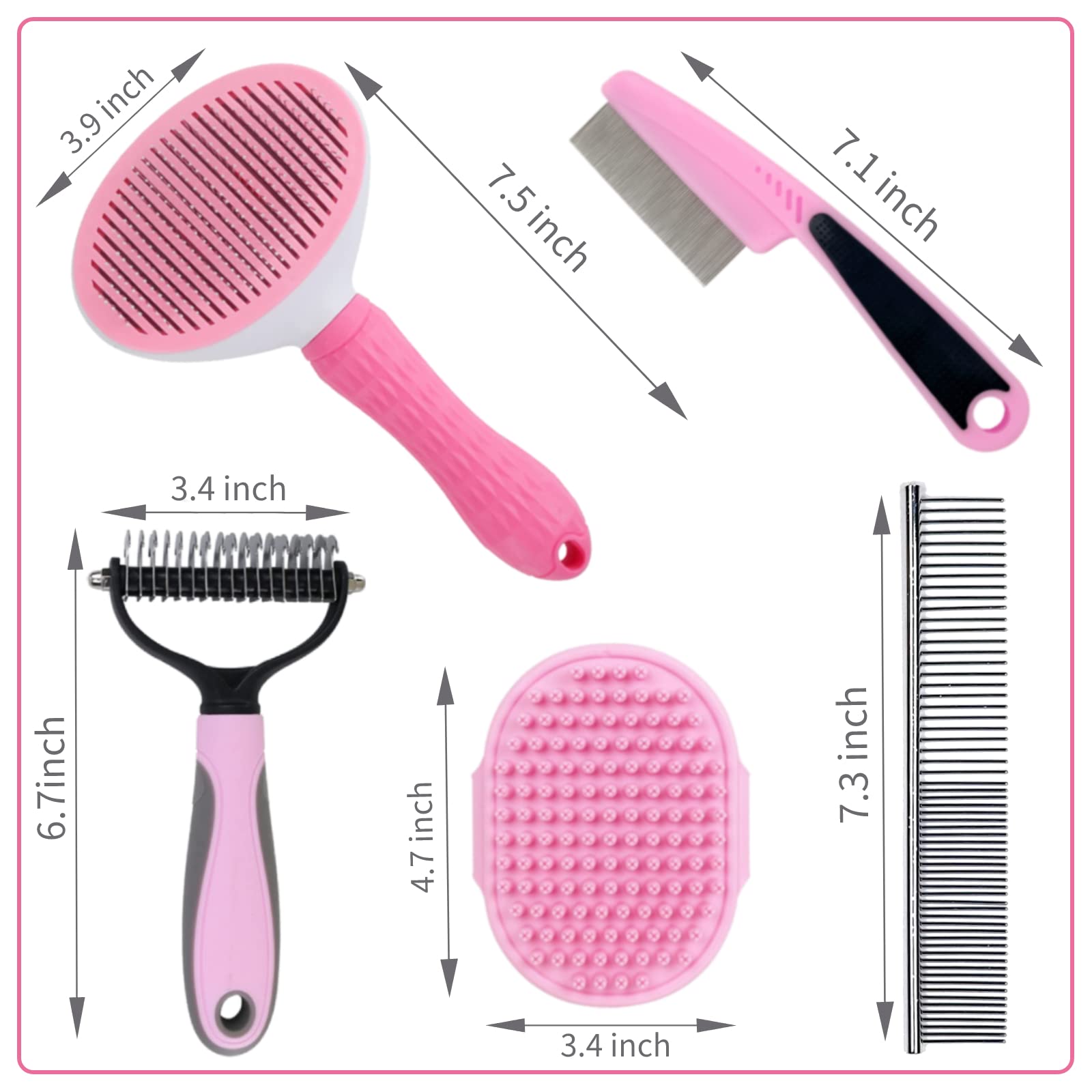 MASTER QUEEN travel-ready grooming kit in pink for on-the-go care.