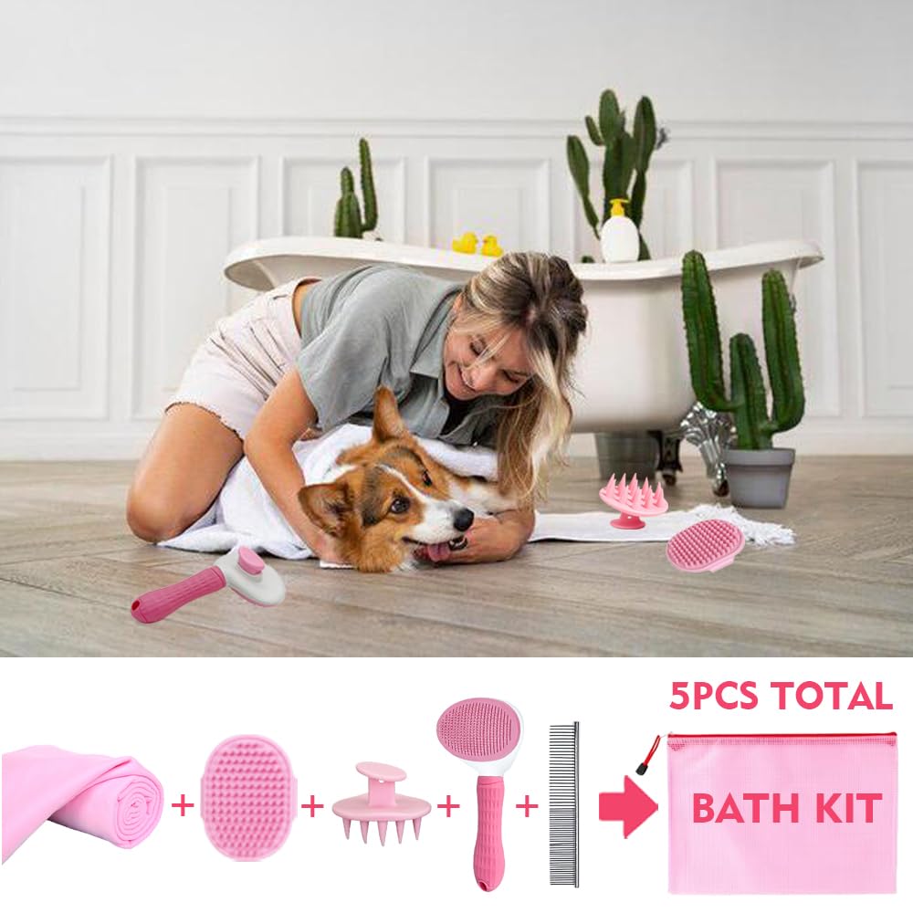 MASTER QUEEN soft-bristle brushes protect sensitive skin during baths.