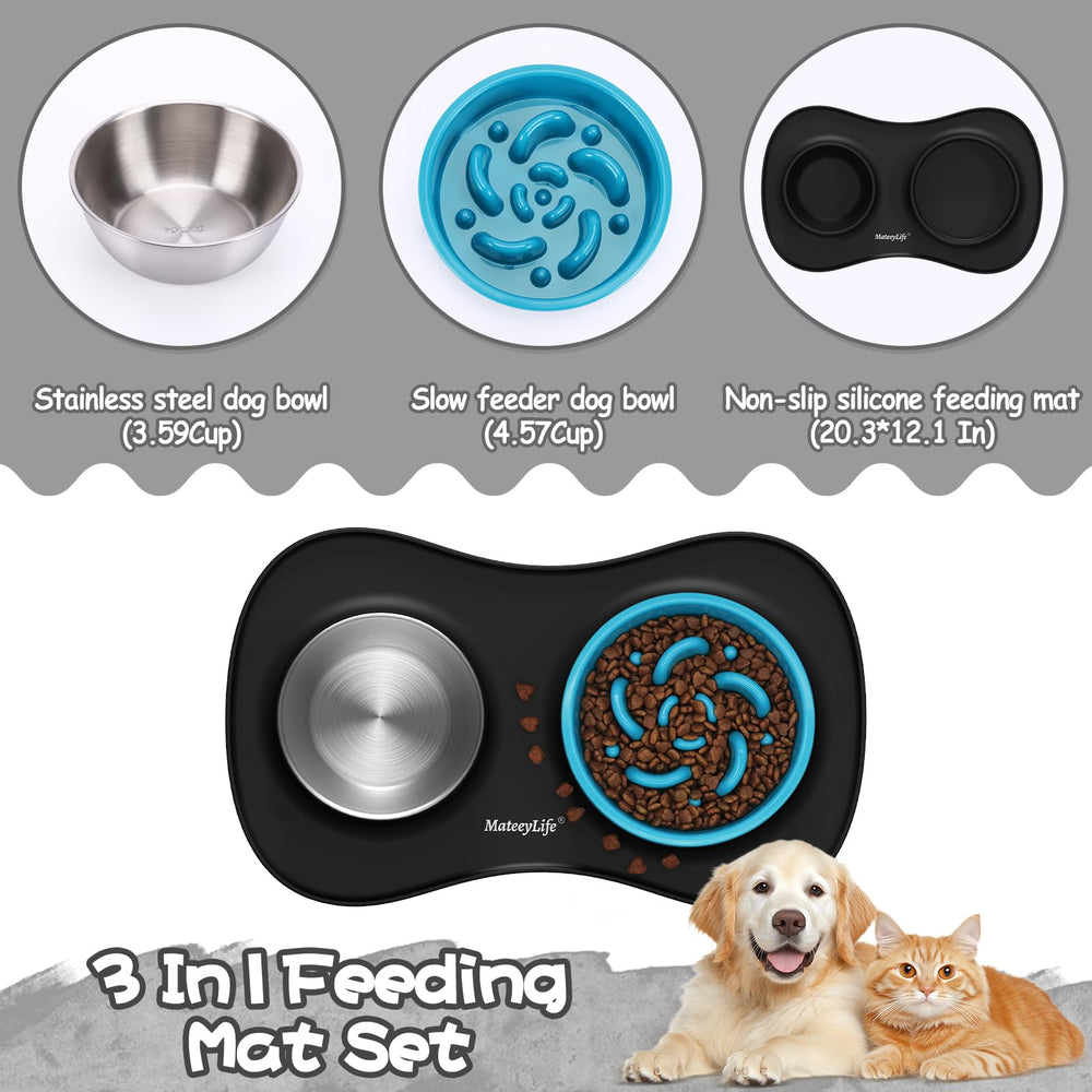 MateeyLife detachable bowls for easy cleaning and separate washing.