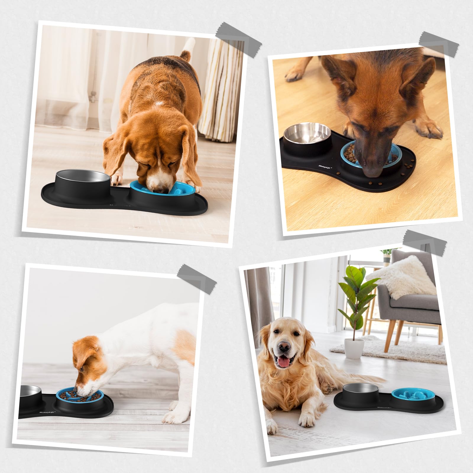 MateeyLife 3-in-1 set dimensions suitable for small to medium pets.