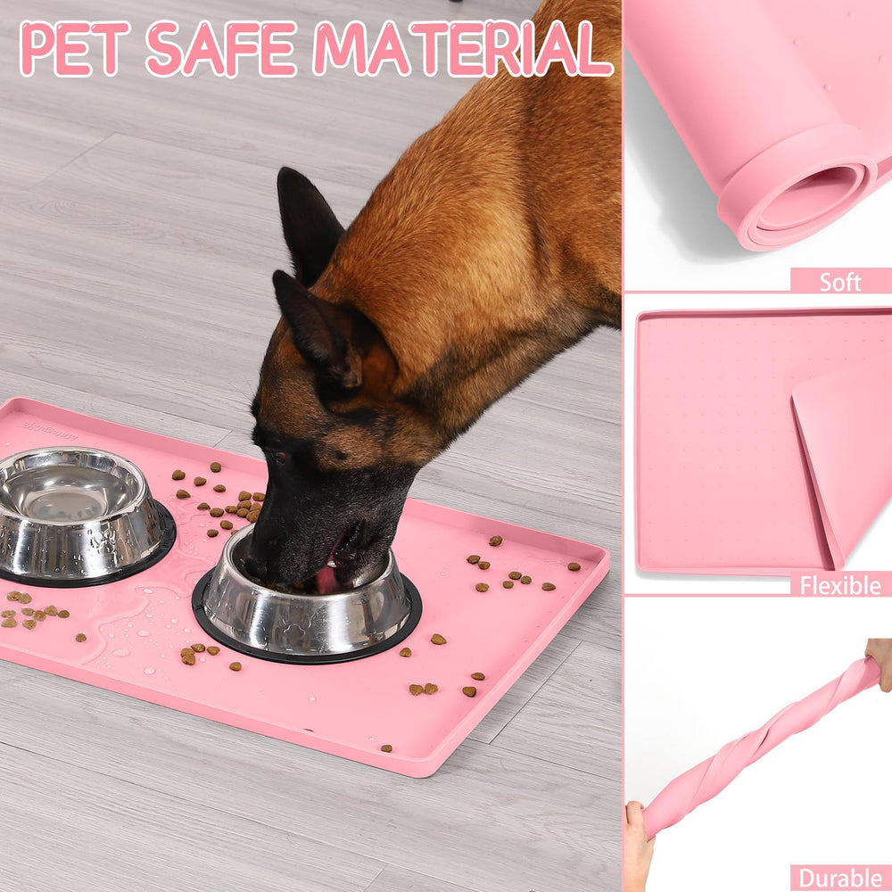 MateeyLife easy-clean mat is dishwasher safe for quick cleanup