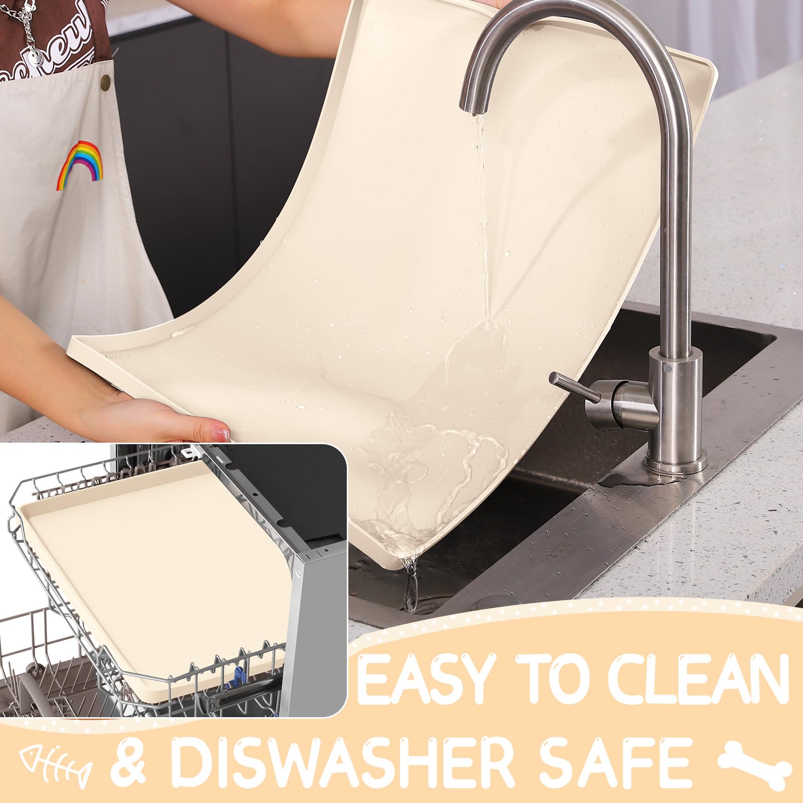 MateeyLife easy-clean foldable mat dries quickly after use.