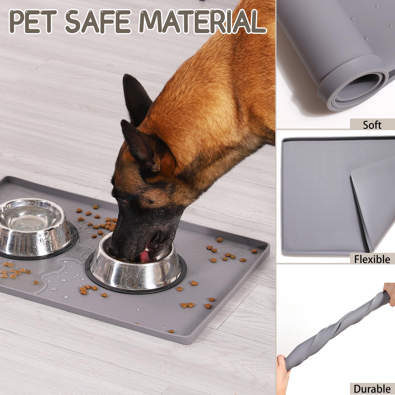 MateeyLife travel-friendly silicone mat folds for easy portable use.