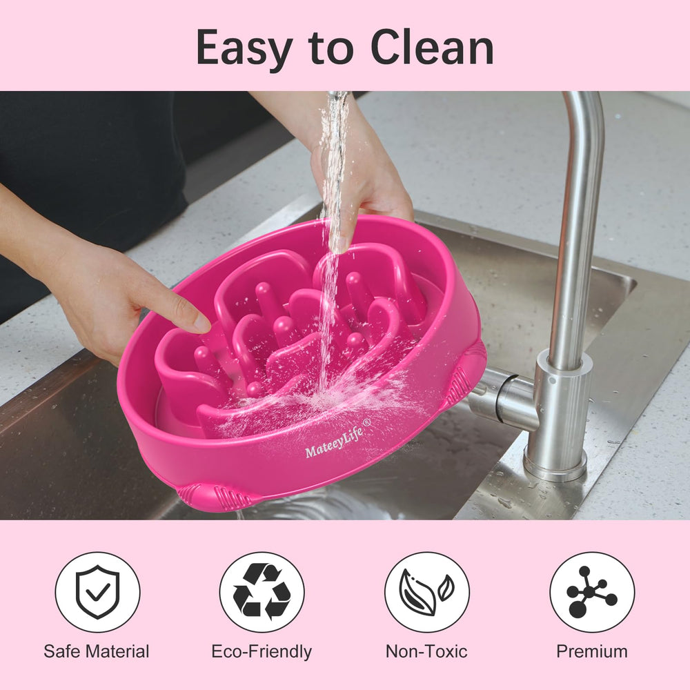 MateeyLife large-breed mealtime bowl supports slower eating and safe feeding.