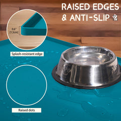 MateeyLife anti-slip surface keeps bowls steady during meals.