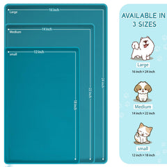 MateeyLife raised-edge mat contains mess and protects floors.