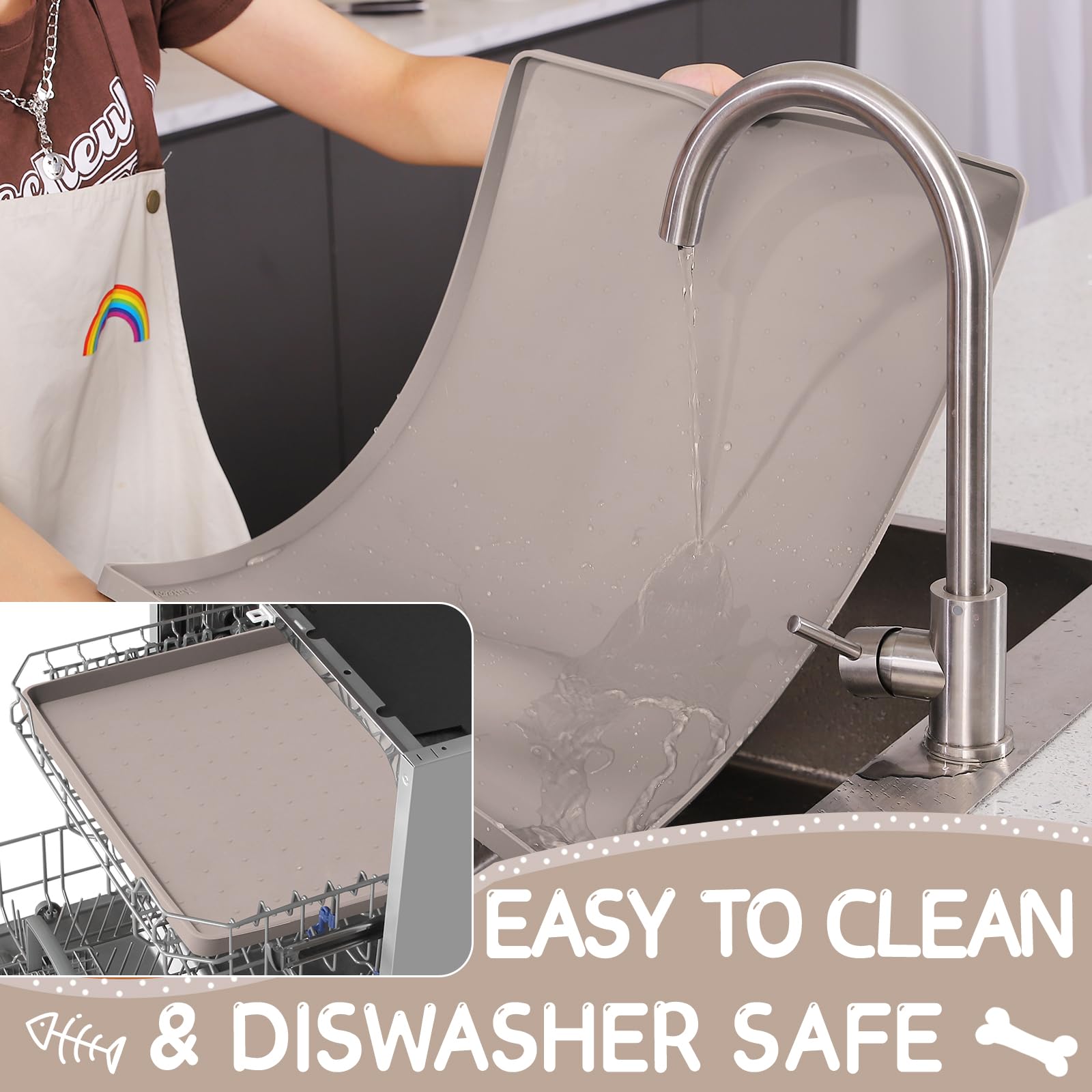 MateeyLife versatile mat can double as shoe tray or under-sink liner.