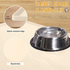 MateeyLife waterproof top protects floors from spills and splashes.