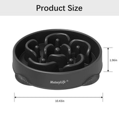 Non-slip bottom of MateeyLife bowl preventing movement during meals
