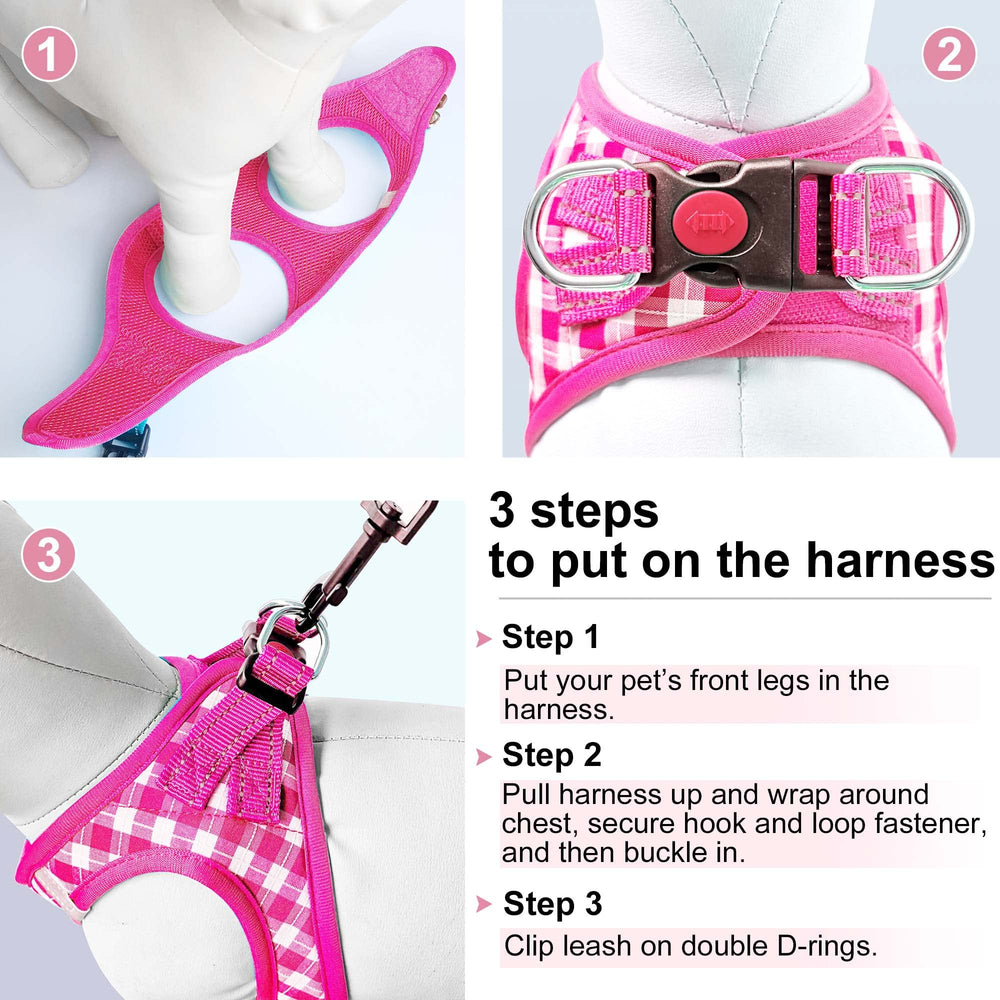 Matilor dog harness 1+1 pack with leash for added value.