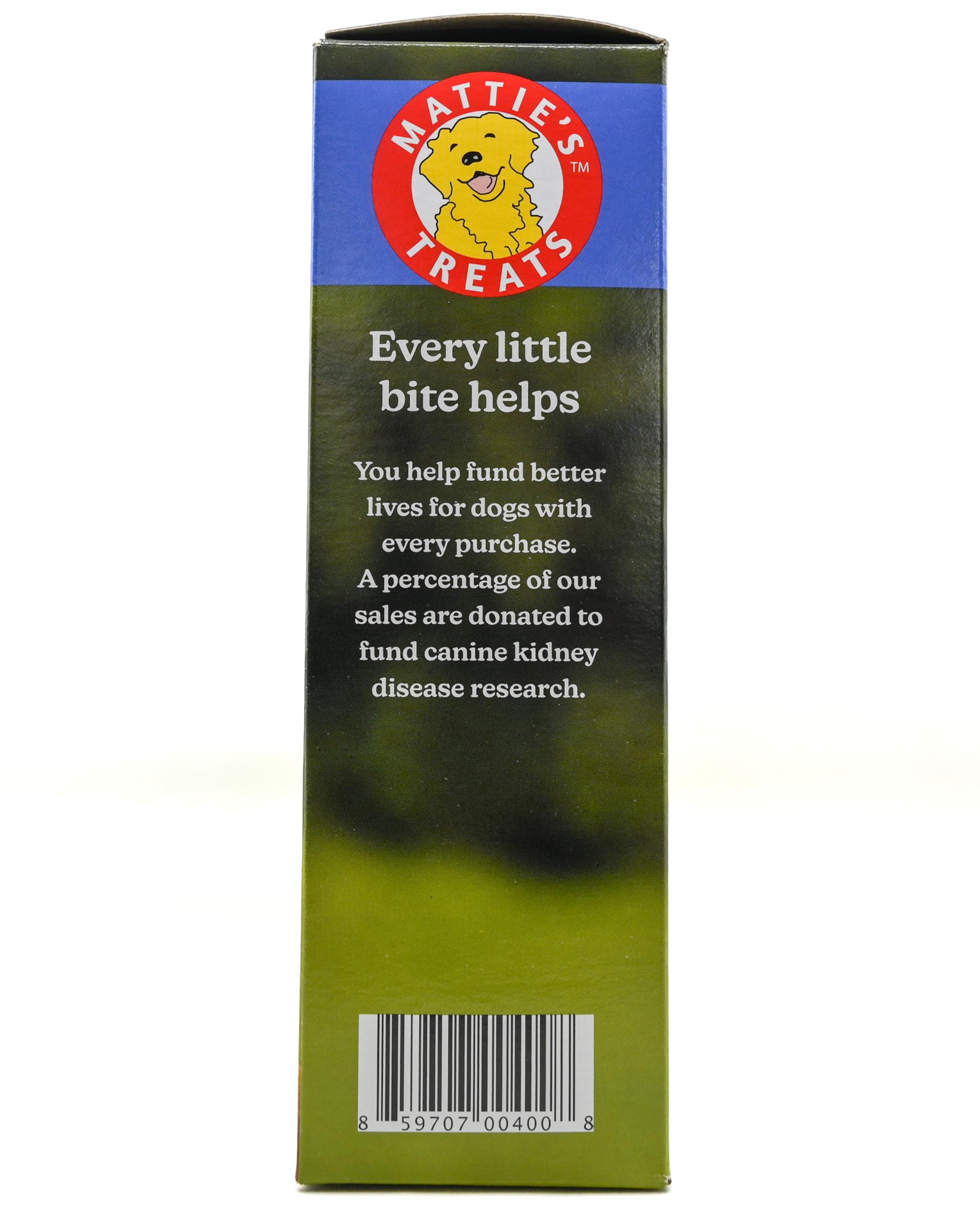 With every box, proceeds support canine kidney disease research.