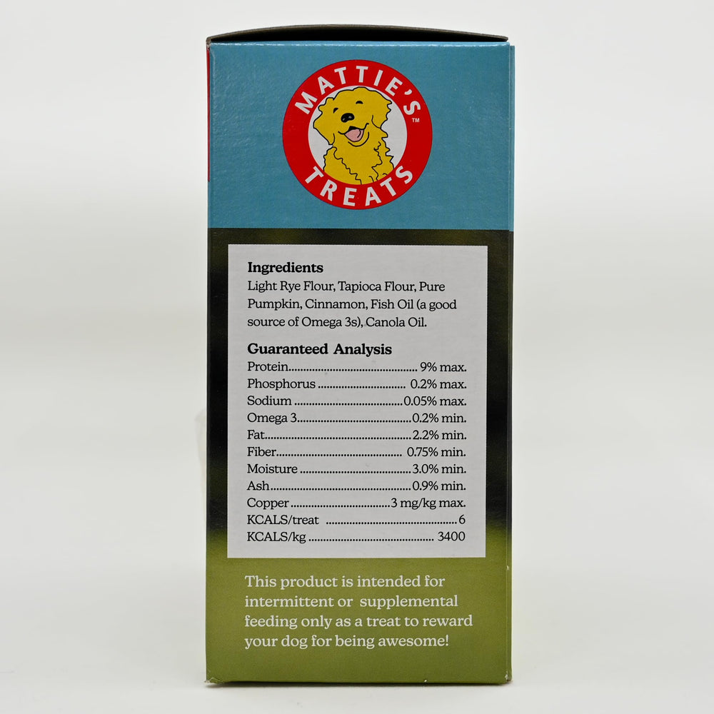 Mattie's Treats mini heart-shaped treats, great for small dogs and portions